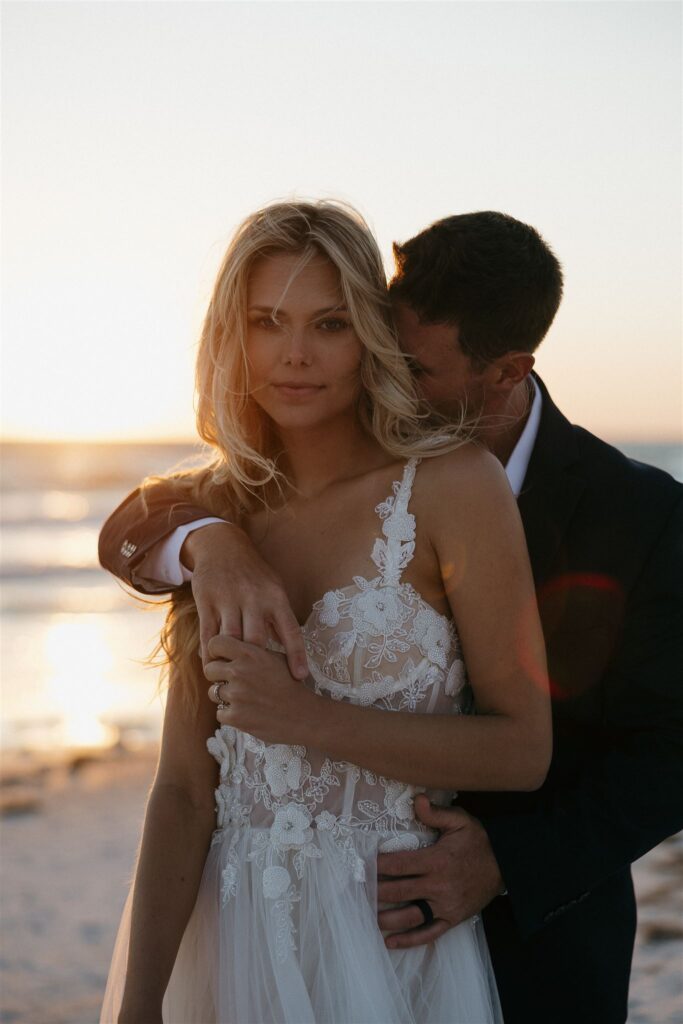 Beach destination elopement