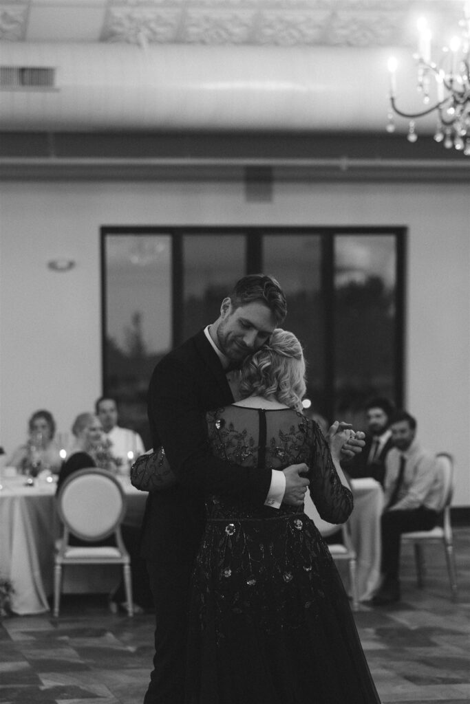 Groom shares emotional dance with his mom